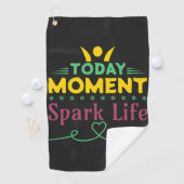 Heute Moment, Leben retten Golfhandtuch (Insitu)