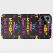 Heute Moment, Leben retten iPhone Hülle (Rückseite (Horizontal))