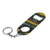 Heute Moment, Leben retten Mini Flaschenöffner (Vorderseite Schrägansicht)