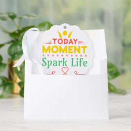 Heute Moment, Leben retten Ornament Karte