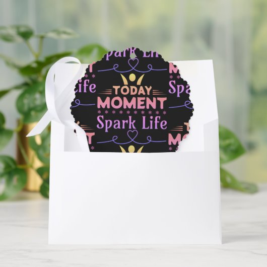 Heute Moment, Leben retten Ornament Karte (Umschlag)