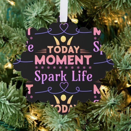 Heute Moment, Leben retten Ornament Karte (Insitu (Baum))