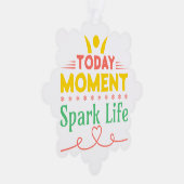 Heute Moment, Leben retten Ornament Karte (Rechts)
