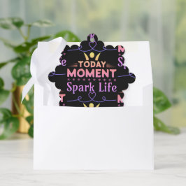 Heute Moment, Leben retten Ornament Karte