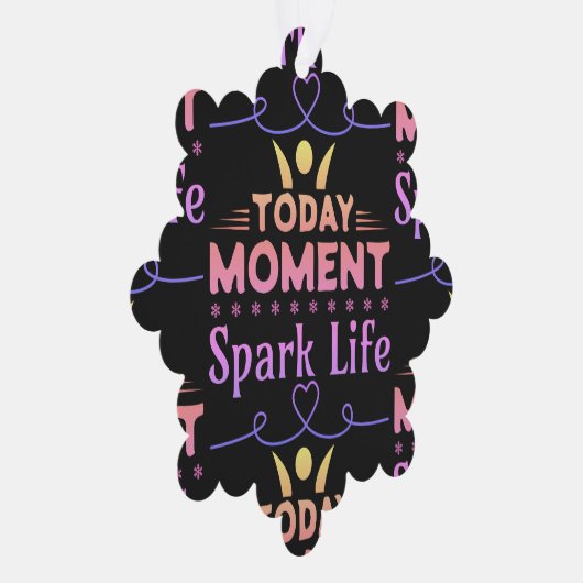 Heute Moment, Leben retten Ornament Karte (Rechts)