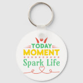 Heute Moment, Leben retten Schlüsselanhänger (Rückseite)