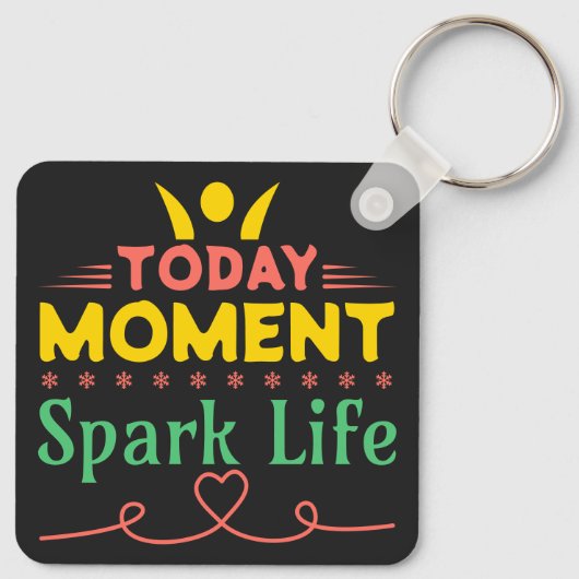 Heute Moment, Leben retten Schlüsselanhänger (Rückseite)