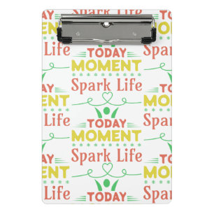 Heute Moment, Spark Life Toto Tasche Mini Klemmbrett