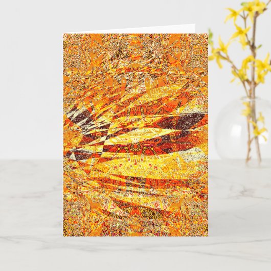 Heute Morgen die Immolation Karte (Gelbe Blume)