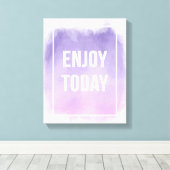 Heute Motivierend Kostenvoranschlag Leinwanddruck (Insitu (Holzboden))