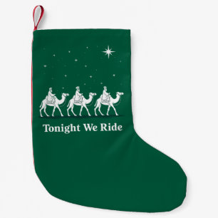 Heute Nacht reiten wir Weihnachten Christlicher Gl Kleiner Weihnachtsstrumpf