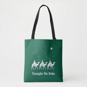 Heute Nacht reiten wir Weihnachten Christlicher Gl Tasche