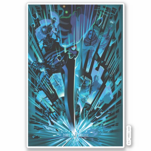 Heute nicht aufkleber (Vorderseite)