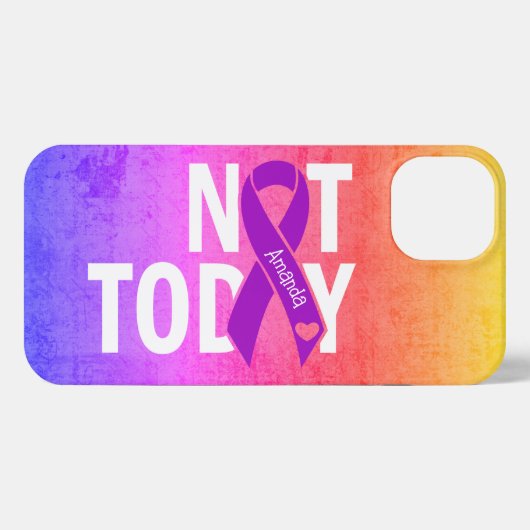 Heute nicht iPhone hülle (Rückseite (Horizontal))