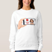 Heute nicht Karen! Sweatshirt (Vorderseite)