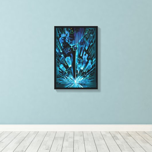 Heute nicht leinwanddruck (Insitu (Holzboden))