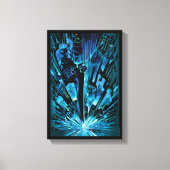 Heute nicht leinwanddruck (Vorderseite)