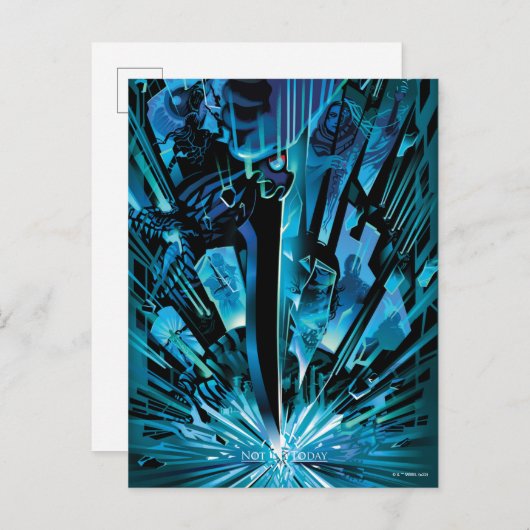 Heute nicht postkarte (Vorne/Hinten)