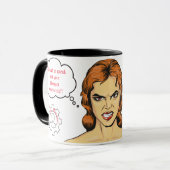 Heute nicht, wütend Karen Tasse (Vorderseite Links)