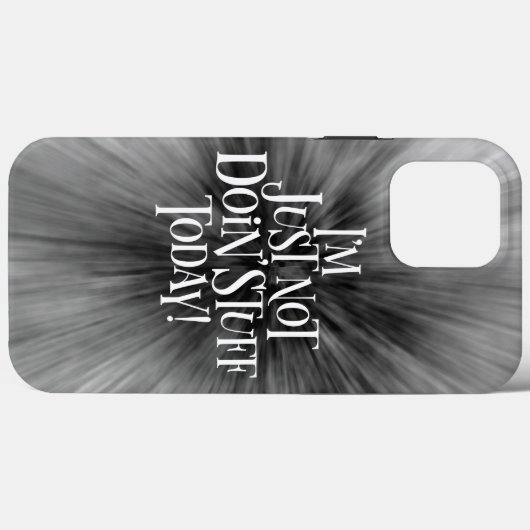 Heute nichts tun Case-Mate iPhone hülle (Rückseite (Horizontal))