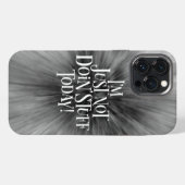 Heute nichts tun iPhone hülle (Rückseite (Horizontal))