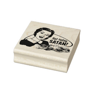 Heute noch keine Satan-Gummi-Briefmarke Gummistempel