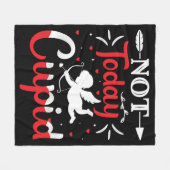 Heute noch nicht am sonnigen Valentinstag Fleecedecke (Vorderseite (Horizontal))