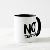 Heute noch nicht Satan Coffee Tasse (VorderseiteRechts)