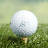 Heute oder nie positiv Satz transparent Zitat Golfball (Insitu T-Shirt)