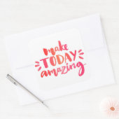 Heute Phantastisch 2 Quadratischer Aufkleber (Umschlag)