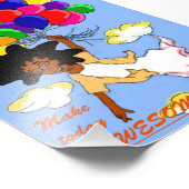 Heute Phantastisch drucken Fotodruck (Ecke)