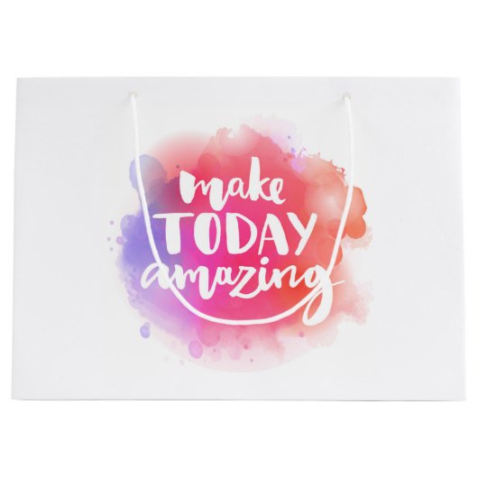 Heute Phantastisch Große Geschenktüte (Vorderseite)