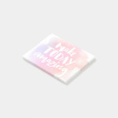 Heute Phantastisch machen Post-it Klebezettel (angewinkelt)