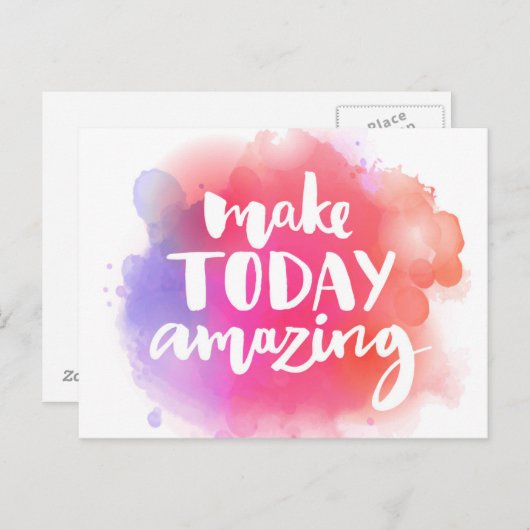 Heute Phantastisch machen Postkarte (Vorne/Hinten)