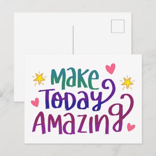 Heute Phantastisch machen - Postkarte der Potenz (Vorne/Hinten)