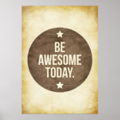 Heute phantastisch sein poster (Vorne)