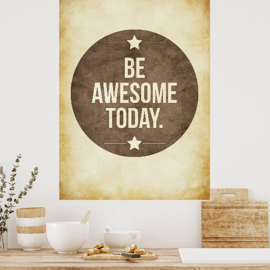 Heute phantastisch sein poster (Küche)