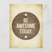 Heute phantastisch sein postkarte (Vorderseite)