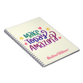 Heute Phantastischer Motivierend Kostenvoranschlag Notizblock (Rechte Seite)