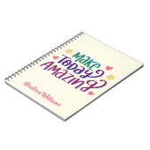 Heute Phantastischer Motivierend Kostenvoranschlag Notizblock (Linke Seite)