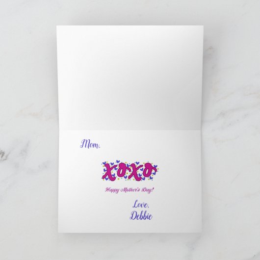 Heute Phantastischer Muttertag Karte (Innenseite)