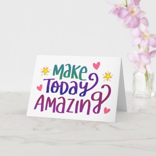 Heute Phantastischer Muttertag Karte (Orchidee)