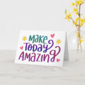 Heute Phantastischer Muttertag Karte (Gelbe Blume)