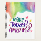 Heute Phantastisches Motivierend Angebot Farbe Planer (Vorderseite)