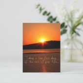 Heute Postkarte (Stehend Vorderseite)