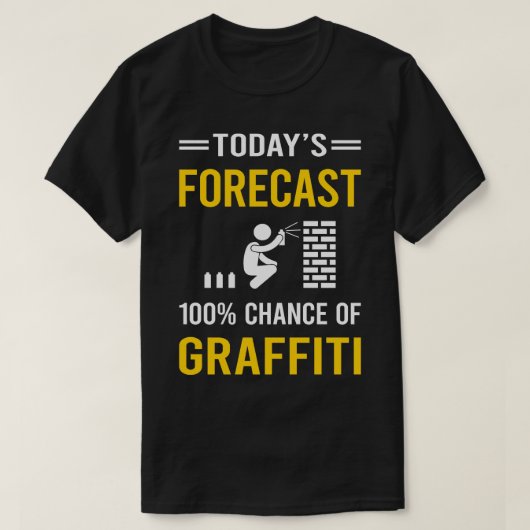Heute Prognosen für Graffiti T-Shirt (Design vorne)