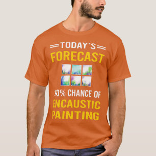 Heute prognostizieren wir eine kaustische Malerei T-Shirt