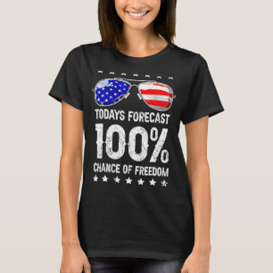 Heute prognostiziert 100 Chance der Freiheit Patri T-Shirt