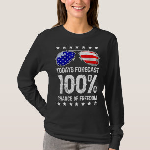 Heute prognostiziert 100 Chance der Freiheit Patri T-Shirt