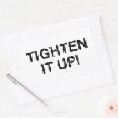 HEUTE! RECHTECKIGER AUFKLEBER (Umschlag)